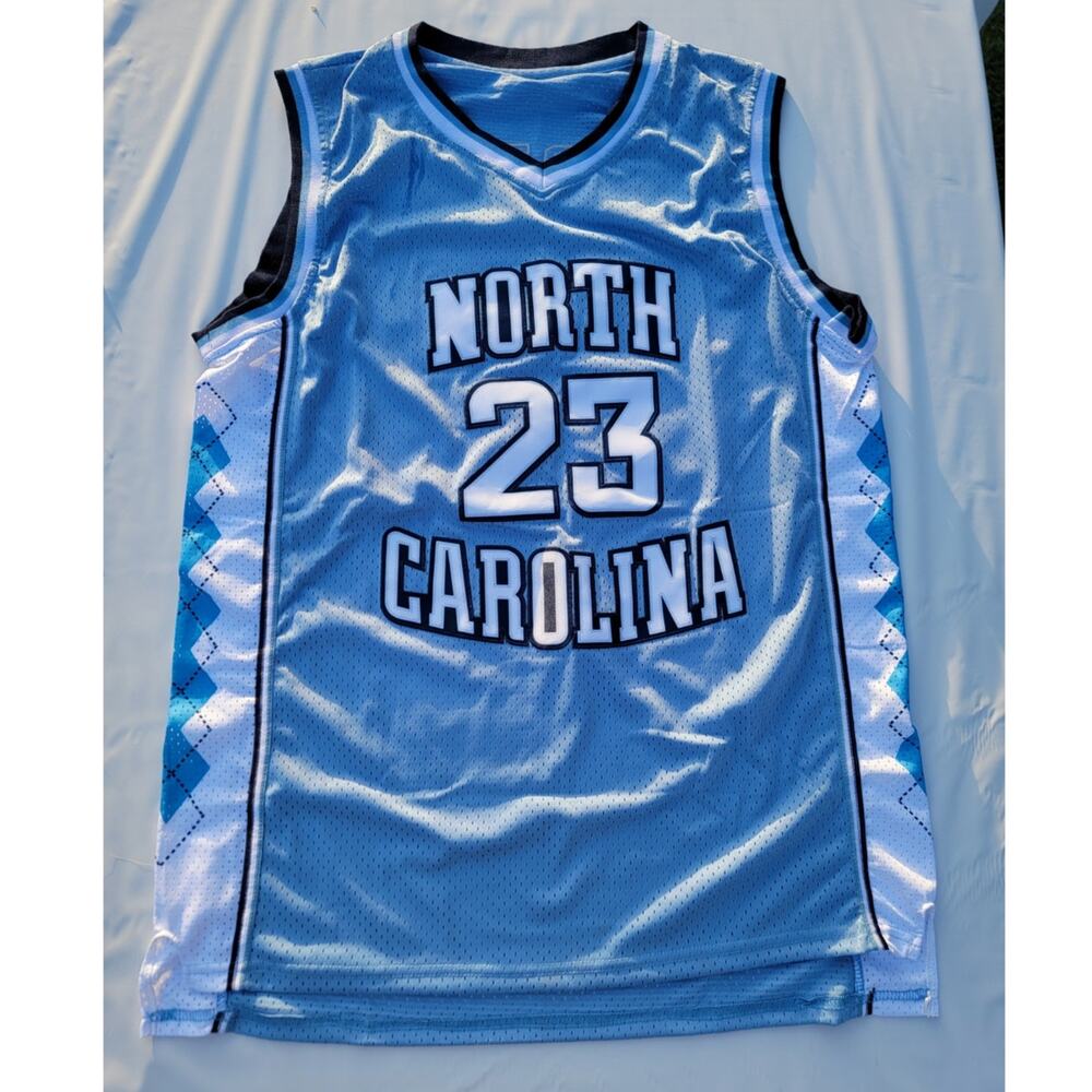 Throwback North Carolina #23 Jordan Basketball Jersey Adult XXL